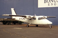 G-FJMS @ EGTC - Partenavia P68B at Cranfield in 1997. - by Malcolm Clarke