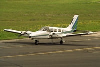 G-EXEC @ EGNV - Piper PA-34-200T Seneca ll at Durham Tees Valley in 2003. - by Malcolm Clarke