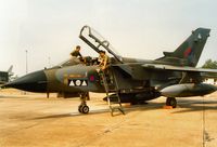 ZA398 @ MHZ - Another view of the 2 Squadron Tornado GR.1A on display at the 1992 Mildenhall Air Fete. - by Peter Nicholson