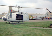 AE-413 @ EGCN - Argentine Army Bell UH-1H (c/n 13560). Captured by British forces during the Falklands war. - by vickersfour