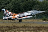 91 @ EBBL - Strange looking Tiger colors on this Mirage 2000 of the French AF. - by Joop de Groot