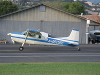 N4809E @ SZP - Cessna 180 SKYWAGON, Contuinental O-470-S 230 Hp, taxi - by Doug Robertson