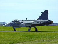 9240 @ EGQL - Czech AF JAS-39C Gripen from 211tl at Leuchars airshow 2009 - by Mike stanners