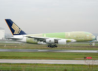 F-WWSC @ LFBO - C/n 006 - For Singapore Airlines - by Shunn311