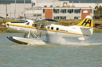 C-GVNL @ YVR - landing on the Fraser River - by metricbolt