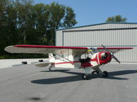 CF-SVT - In front of her hangar at Edenvale, Ontario - by Morgan Walker