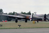 PA474 @ EGXE - Avro Lancaster B1 at RAF Leeming in 1994. - by Malcolm Clarke