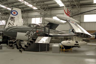 WW145 @ E FORTUNE - De Havilland Sea Venom FAW22 at The Museum of Flight, East Fortune in 1993. - by Malcolm Clarke