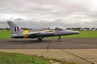 G-TIMM @ EGTC - Hawker Siddeley Gnat T1 at Cranfield Airfield in 1994. - by Malcolm Clarke