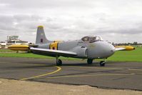 G-BKOU @ EGTC - Hunting Percival P84 Jet Provost T3 at Cranfield Airfield in 1994. - by Malcolm Clarke