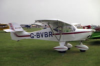 G-BVBR @ EGTC - Light Aero Avid Speedwing at the PFA Rally, Cranfield in 1994. - by Malcolm Clarke