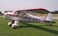 G-AHEC @ EGBR - Luscombe 8A Silvaire at Breighton Airfield in 1996. - by Malcolm Clarke