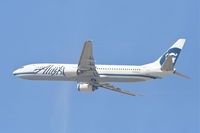 N320AS @ KLAX - Alaska Airlines Boeing 737-990, 25R departure KLAX. - by Mark Kalfas