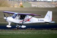 G-IKRS @ EGBO - Ikarus C42 FB UK - participant in the 2010 BMAA Icicle Fly-in at Wolverhampton - by Terry Fletcher