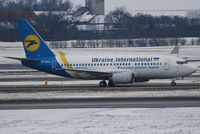 UR-GAJ @ VIE - Ukraine International Boeing 737-5Y0 - by Chris J