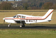 G-MATZ @ EGBO - Part of a busy aviation scene at Wolverhampton (Halfpenny Green) Airport on a crisp winters day - by Terry Fletcher