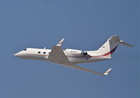 N21AM @ KLAX - Direct TV Gulfstream III, 25L departure KLAX. - by Mark Kalfas