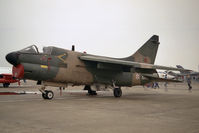 15522 @ EGCN - LTV A-7P Corsair II at RAF Finningley's Air Show in 1992. - by Malcolm Clarke