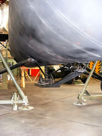 LH291 @ EGOS - Landing skid on the Airspeed Horsa Mk 1 preserved by the Assault Glider Trust - by Chris Hall