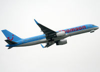 G-OOBA @ LFBO - Taking off from rwy 32R with Thomson Airlines c/s and fitted with winglets - by Shunn311