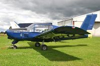 G-BHWK @ EGNG - Morane-Saulnier MS-880B Rallye Club at Bagby Airfield in 2008. - by Malcolm Clarke