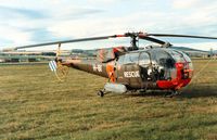 H-81 @ EGQL - Alouette II of the Royal Netherlands Air Force Search and Rescue Flight on display at the 1989 RAF Leuchars Airshow. - by Peter Nicholson