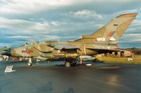 ZA608 @ EGQL - Tornado GR.1 of 617 Squadron based at RAF Lossiemouth on display at the 1989 RAF Leuchars Airshow. - by Peter Nicholson