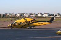 N734P @ GLS - PHI Helicopter at Galveston