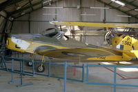 G-AJRS @ EGTH - Miles M-14A Hawk Trainer 3 at Old Warden in 1989. - by Malcolm Clarke