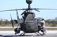 90-0353 @ JWY - US Army OH-58D at Midway Airport (Midlothian, TX)