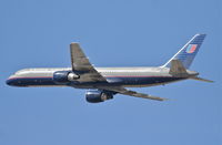 N575UA @ KLAX - United Airlines Boeing 757-222 , N575UA 25R departure KLAX. - by Mark Kalfas
