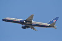 N548UA @ KLAX - United Airlines Boeing 757-222 , N548UA 25R departure KLAX. - by Mark Kalfas