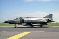 35 51 @ EGXW - McDonnell Douglas RF-4E Phantom II at RAF Waddington in 1990. - by Malcolm Clarke