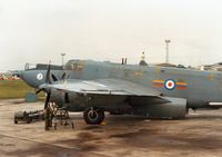 WL756 @ EGVA - Shackleton AEW.2 of RAF Lossiemouth's 8 Squadron on the flight-line at the 1987 Intnl Air Tattoo at RAF Fairford. - by Peter Nicholson