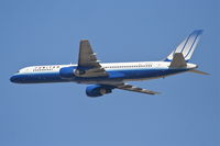 N560UA @ KLAX - United Airlines Boeing 757-222, N560UA RWY 25R departure KLAX. - by Mark Kalfas