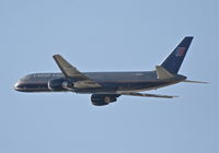 N590UA @ KLAX - United Airlines Boeing 757-222 , N590UA 25R departure KLAX. - by Mark Kalfas