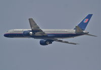 N587UA @ KLAX - United Airlines Boeing 757-222 , N587UA 25R departure KLAX. - by Mark Kalfas