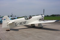 G-AEXF @ EGBR - Percival P-6 Mew Gull at Breighton Airfield, UK in 2004. - by Malcolm Clarke