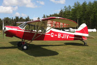 G-BJIV @ X5SB - Piper PA-18-150(180M) Super Cub at Sutton Bank, North Yorkshire in 2009. - by Malcolm Clarke