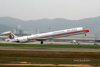 B-2256 @ ZGSZ - MD-90 - by Dawei Sun