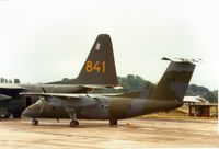 142801 @ EGVA - CC-142 Dash Eight of 412 Squadron Canadian Armed Forces on display at the 1987 Intnl Air Tattoo at RAF Fairford. - by Peter Nicholson