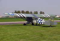 G-AJES @ EGBR - Piper L-4J Grasshopper (J-3C-65D). 43-30485 at Breighton's Spring Fly-in in 2004. - by Malcolm Clarke