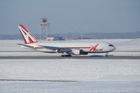 N749AX @ KCVG - First attempt at minor editing using the gimp. I think I got it. ABX201 arriving from Miami. - by Kevin Kuhn