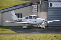 N753TW @ EGBJ - Cirrus SR22 at Staverton - by Terry Fletcher