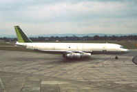 TU-TCH @ EGCC - One of a short series of DC-8 freight charters to Manchester in late July 1977. - by MikeP