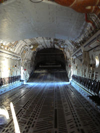 97-0046 @ EFD - USAF C-17 cargo deck at the 2009 Wings Over Houston Airshow