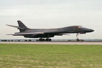 86-0122 @ EGDM - Rockwell B-1B Lancer at the Battle of Britain Airshow, A&AEE, Boscombe Down in 1990. - by Malcolm Clarke