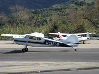 N2355D @ SZP - 1952 Cessna 170B, Continental C-145-2 145 Hp, landing roll Rwy 04 - by Doug Robertson