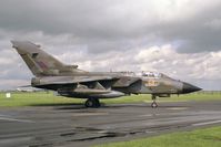 ZD714 @ EGUY - Panavia Tornado GR1. From RAF No 14 Sqn, Bruggen, and photographed at RAF Wytons Photocall in 1989 to celebrate 40 years of the Canberra in service. - by Malcolm Clarke