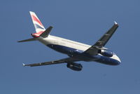 G-EUUE @ EBBR - Flight BA391 is taking off from RWY 07R - by Daniel Vanderauwera